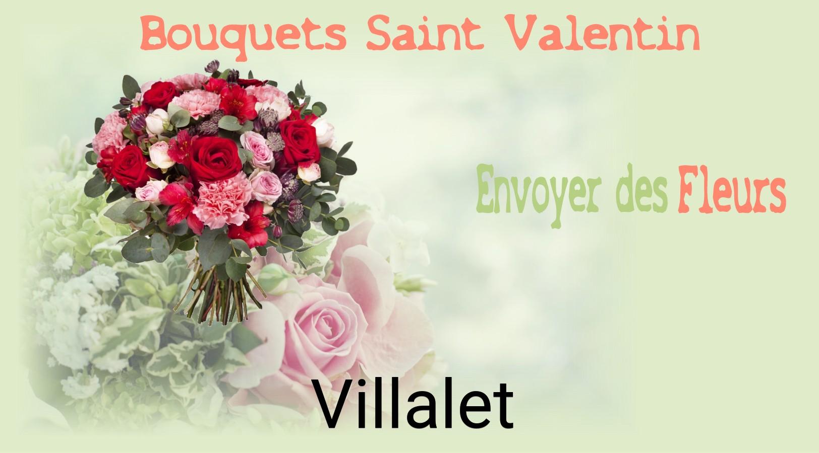 Roses de Saint-Valentin livrées à Villalet